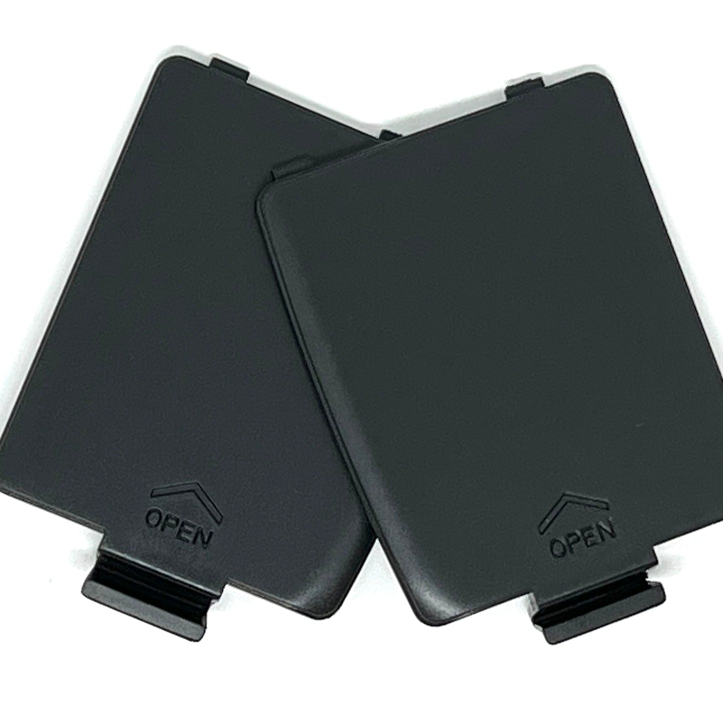 Game Gear Battery Door/Cover (Black, pair)