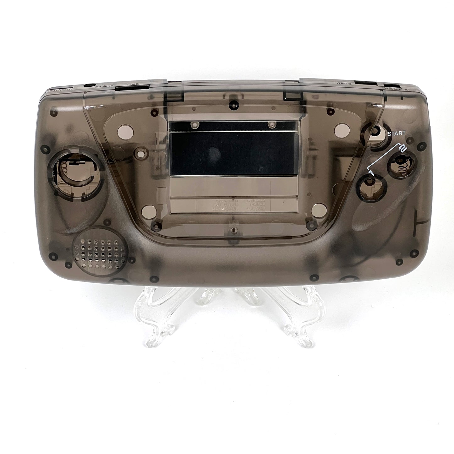 Game Gear Repro Case (Transparent Black-ish)